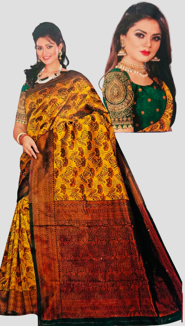ENT006A Amurtha Saree with Blouse - Image 1