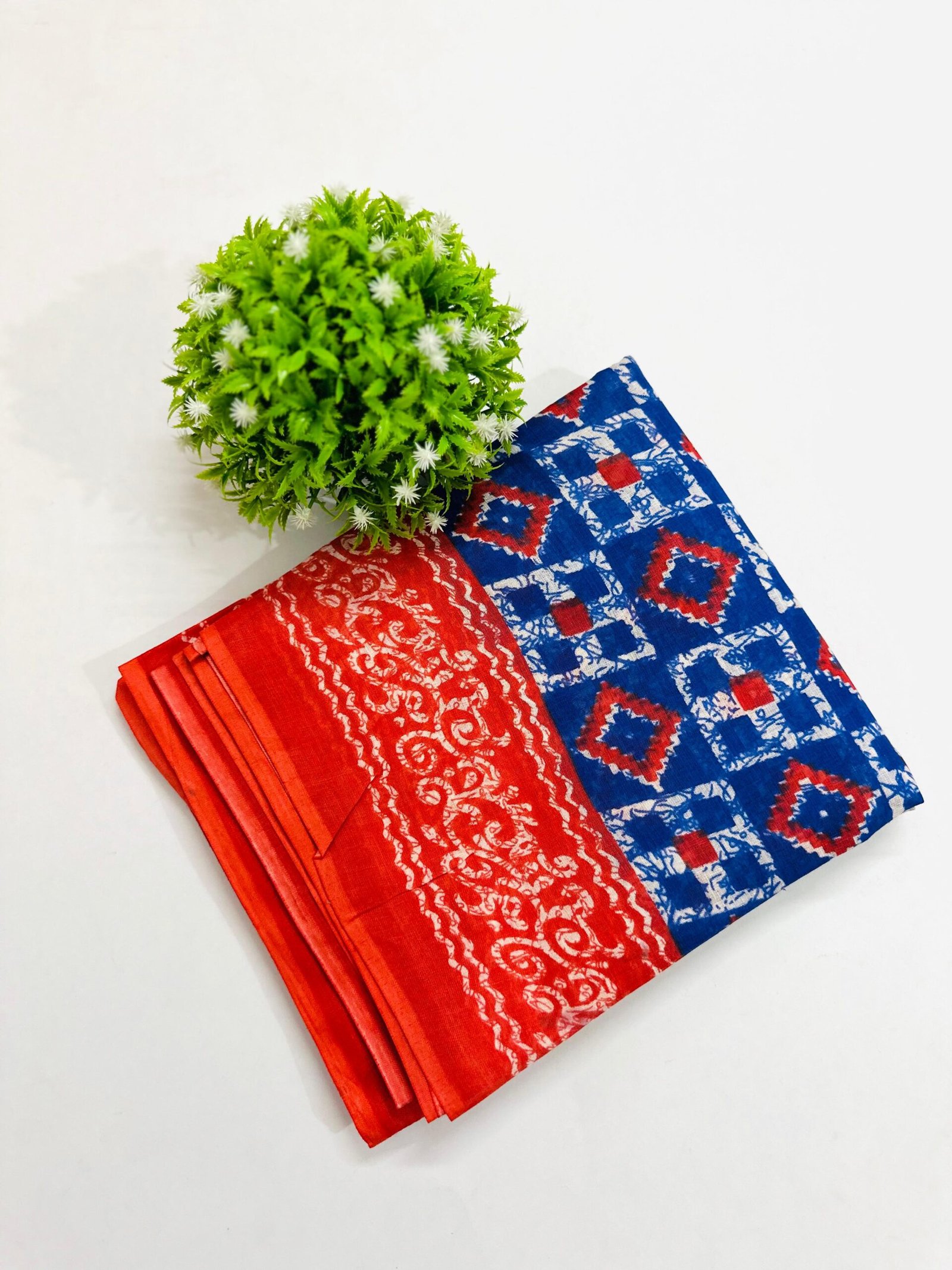 ENT003AD BENGAL COTTON SAREE - Image 1