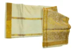 Kerala Kasavu Border Set Saree - Image 3