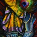 Divine feet of Lord Krishna