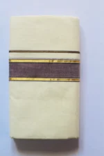 Kerala Handloom Double Mundu - Image 5