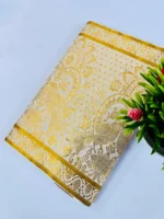 Kerala Kasavu Border Set Saree - Image 4