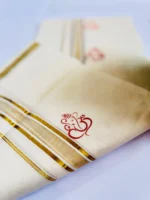 Kerala Print Dhoti Double