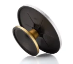 Cake Decorating & Icing Turntable | Signature Edition 12-Inch 360° Rotating Cake Stand for Baking & Serving | Plastic Cake Turntable with Silver Top & Golden Base | Professional Cake Decorating Stand - Image 5