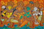 Lord Vishnu With Consorts