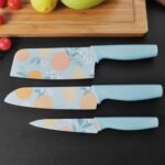 Kitchen Knife Stainless Steel 3 Pieces Professional Knife Set with Color Printing and Non-Slip Handle - Image 6